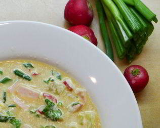 Окрошка на квасе