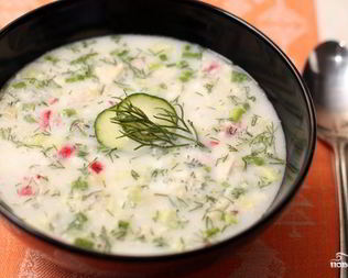 Окрошка на тане