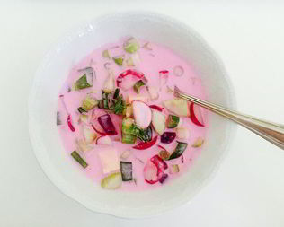 Окрошка на воде