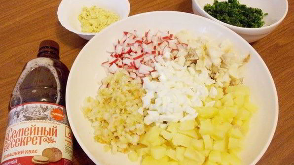 окрошка оригинальная