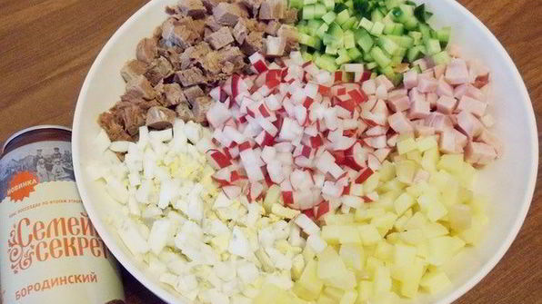 окрошка острая