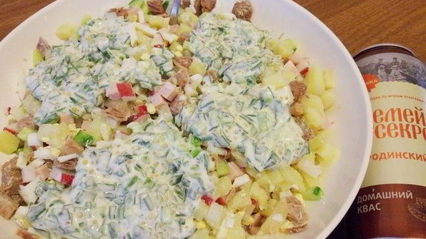 окрошка острая