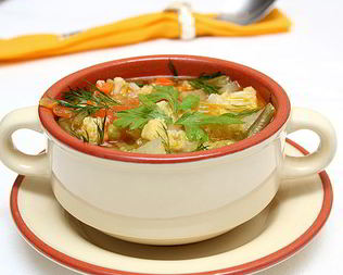 Франкфуртский овощной суп