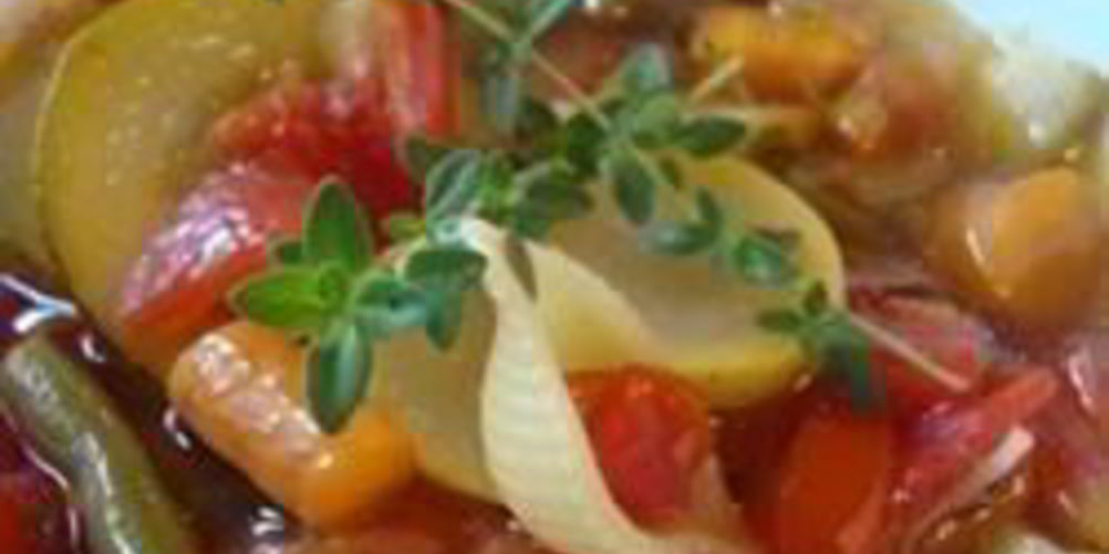 Рецепт классического супа минестроне без мяса