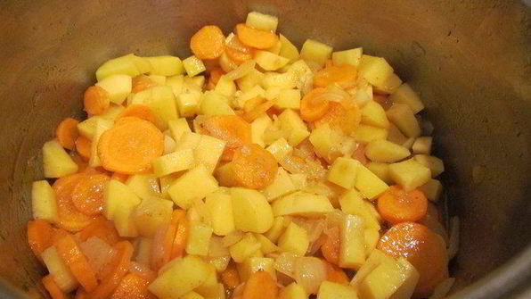 крем-суп сырно-овощной