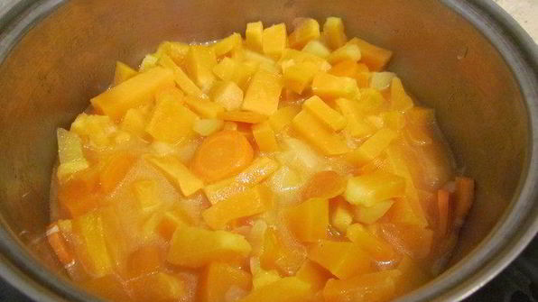 крем-суп сырно-овощной