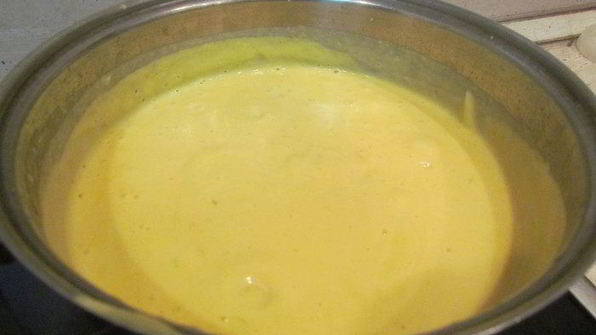 крем-суп сырно-овощной