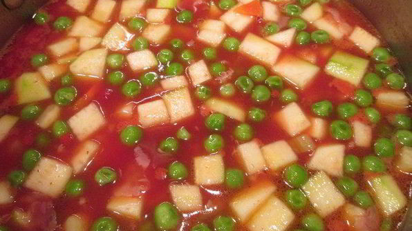 минестроне с беконом