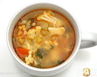 Минестроне с курицей в мультиварке