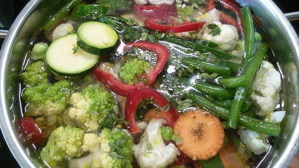 минестроне с песто