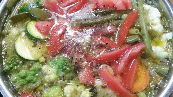 минестроне с песто