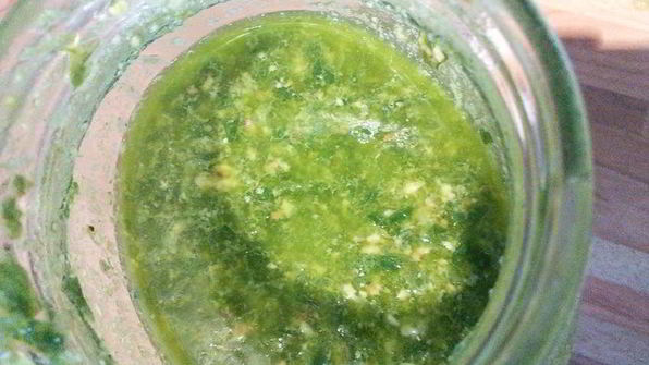 минестроне с песто