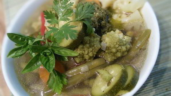 минестроне с песто