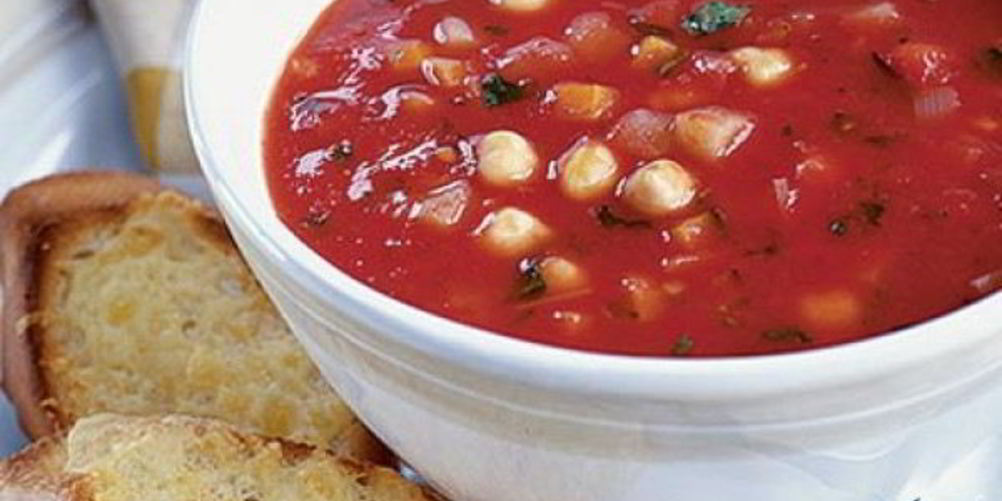 Рецепт осеннего овощной суп с сырными тостами