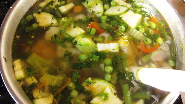 овощной диетический суп