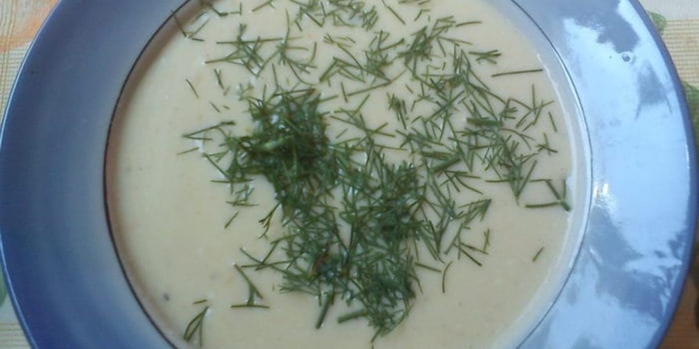 Рецепт овощного крема-супа с плавленным сырком