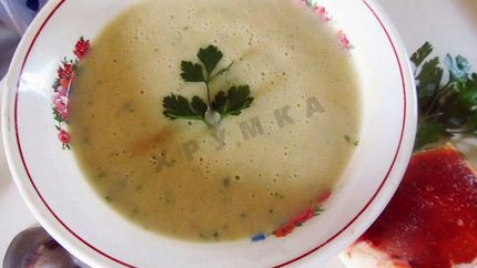 Овощной крем суп со сливками