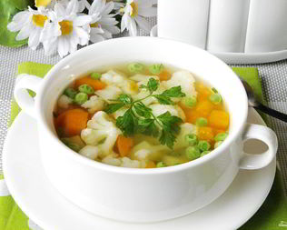 Овощной суп классический