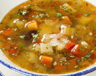 Овощной суп по-грузински