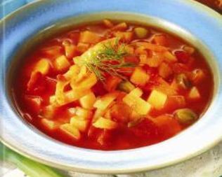 Овощной суп с фенхелем и брюквой