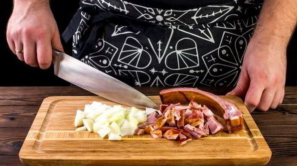 овощной суп с копченостями