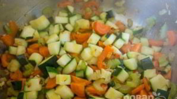 овощной суп с красной фасолью