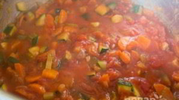 овощной суп с красной фасолью