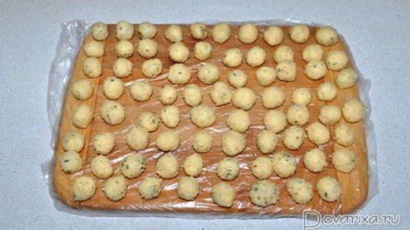 овощной суп с сырными клецками-шариками