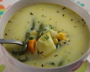 Североамериканский овощной суп Суккоташ