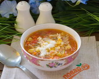 Суп Минестроне классический