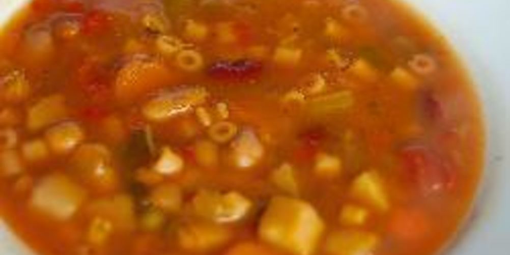 Рецепт супа минестроне с песто