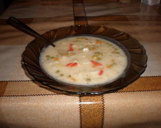 Суп овощной пикантный