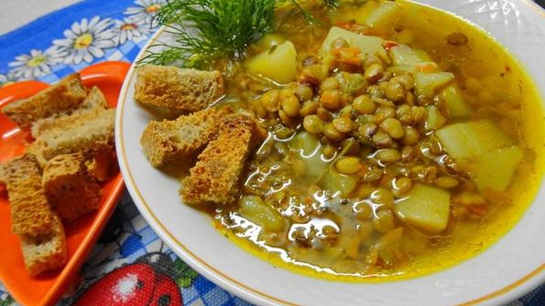 постный суп в мультиварке с чечевицей