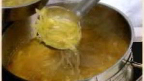 рассольник из куриных потрошков