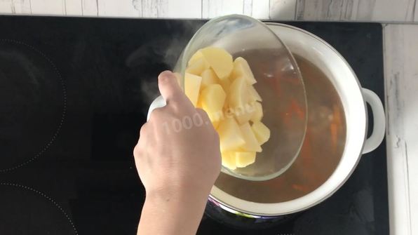 рассольник с говядиной