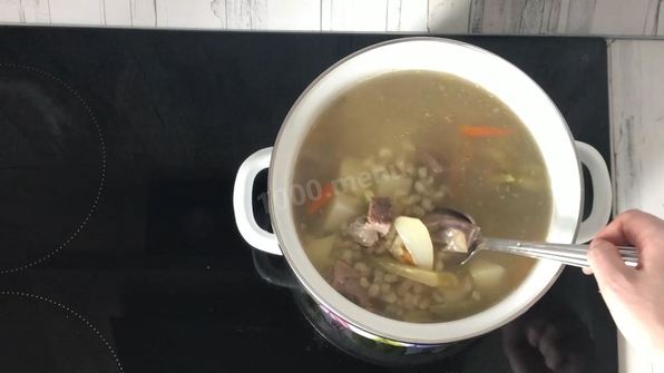 рассольник с говядиной