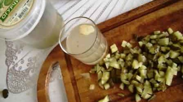 рассольник с курицей