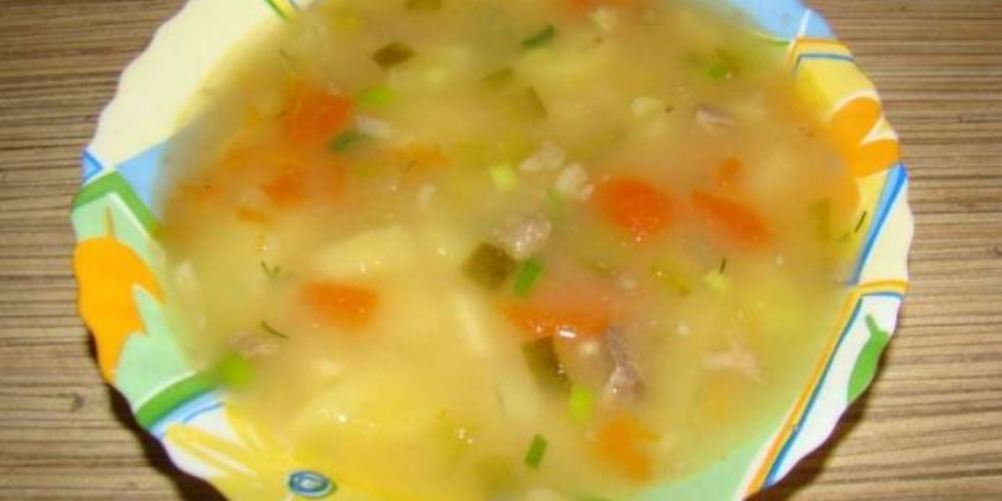 Рецепт рассольника с мясом