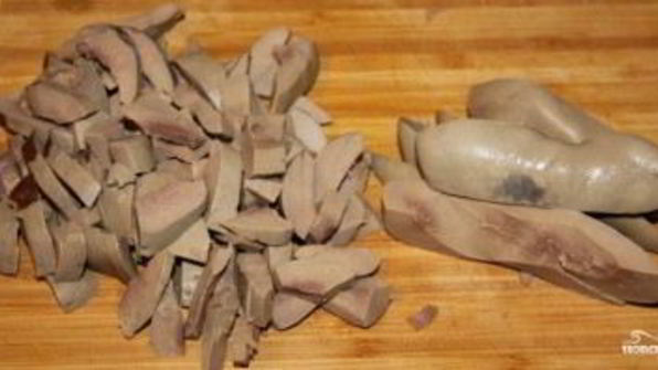 рассольник с перловкой и почками