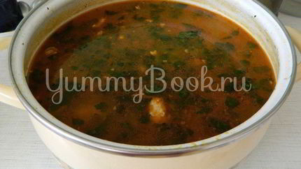 Рассольник с перловой крупой