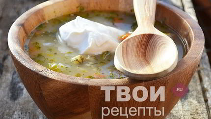 Рассольник с почками