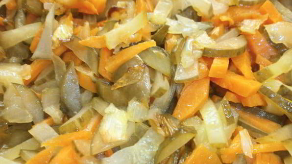 рассольник с рыбными фрикадельками