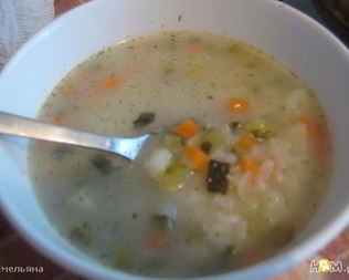 Рассольник вегетарианский
