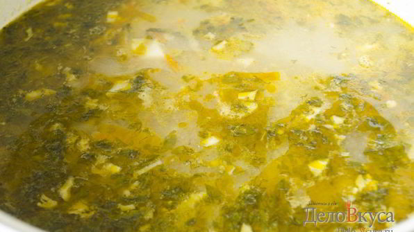 суп рассольник с рисом