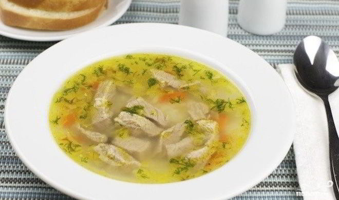 Рисовый суп с мясом