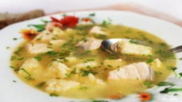 рыбный суп из кижуча