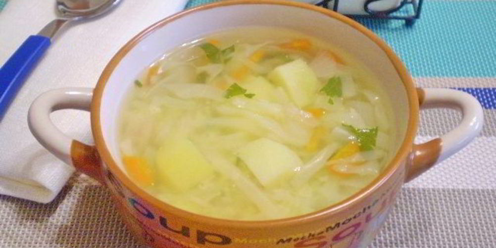 Рецепт диетических щей из свежей капусты