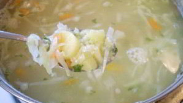 диетические щи из свежей капусты