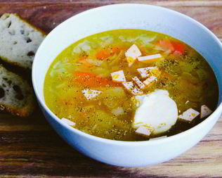 Летние щи из свежей капусты