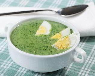 Летние зеленые щи